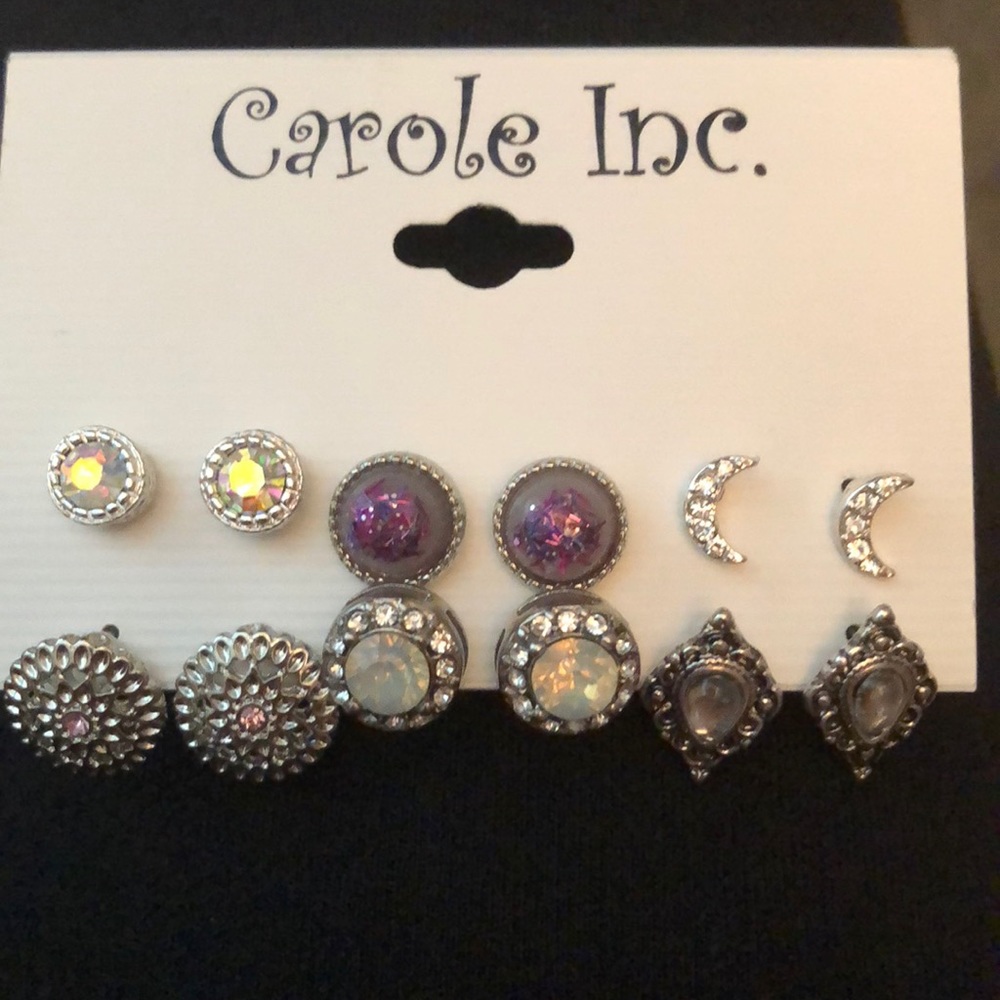 Brand new set of six earrings
